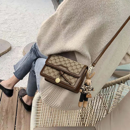 2024 New Fashion Crossbody Bag Small Square Bag High-Quality Textured Shoulder Bags Women's Bag Luxury Handbags