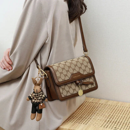 2024 New Fashion Crossbody Bag Small Square Bag High-Quality Textured Shoulder Bags Women's Bag Luxury Handbags