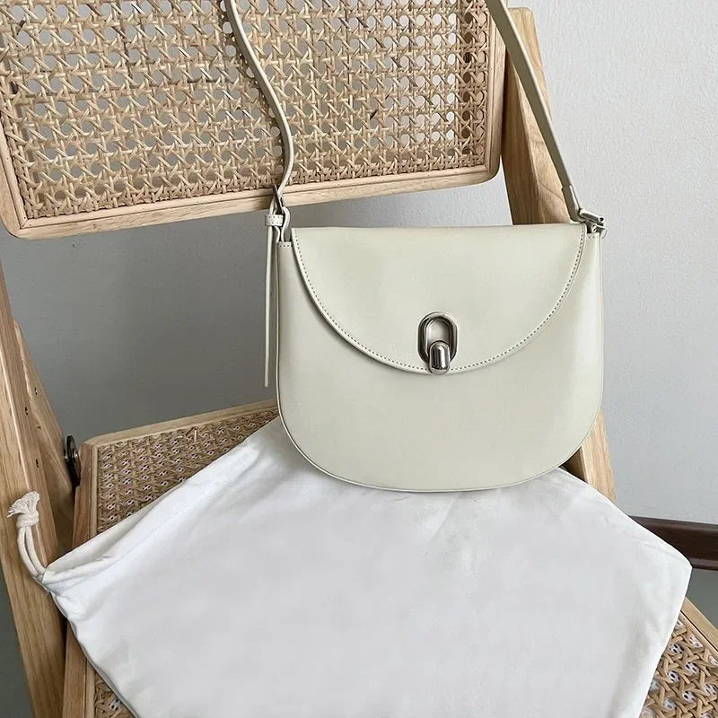 2024 New Fashion Hobos Korean Minority Designer Portable Underarm Shoulder Bags Simple All-match Commuter Handbags Purses
