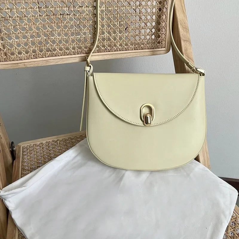 2024 New Fashion Hobos Korean Minority Designer Portable Underarm Shoulder Bags Simple All-match Commuter Handbags Purses