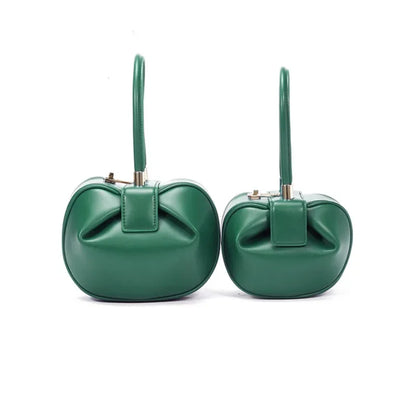 2024 New Fashion Leather Handbag Ladies Designer Korean Dumpling Shoulder Mobile Phone Wallet Small Wonton Bag Women