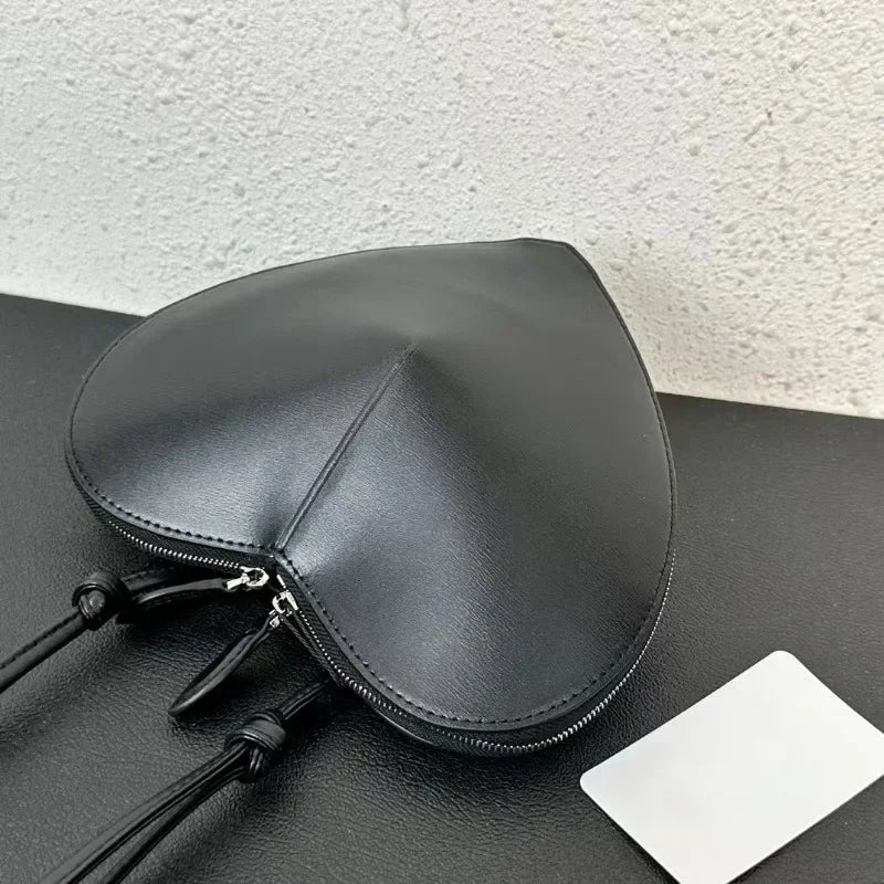 2024 New Fashion Love Bag Elegant Solid Luxury Cowhide Shoulder Crossbody Bags All-match Commuter Handbags Female Bolsas Mujer