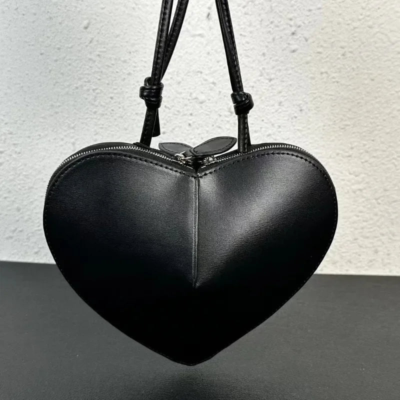 2024 New Fashion Love Bag Elegant Solid Luxury Cowhide Shoulder Crossbody Bags All-match Commuter Handbags Female Bolsas Mujer
