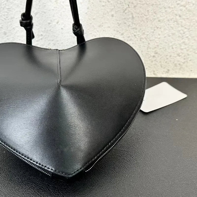 2024 New Fashion Love Bag Elegant Solid Luxury Cowhide Shoulder Crossbody Bags All-match Commuter Handbags Female Bolsas Mujer