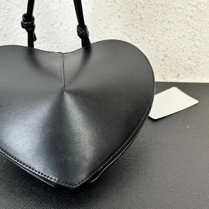 2024 New Fashion Love Bag Elegant Solid Luxury Cowhide Shoulder Crossbody Bags All-match Commuter Handbags Female Bolsas Mujer
