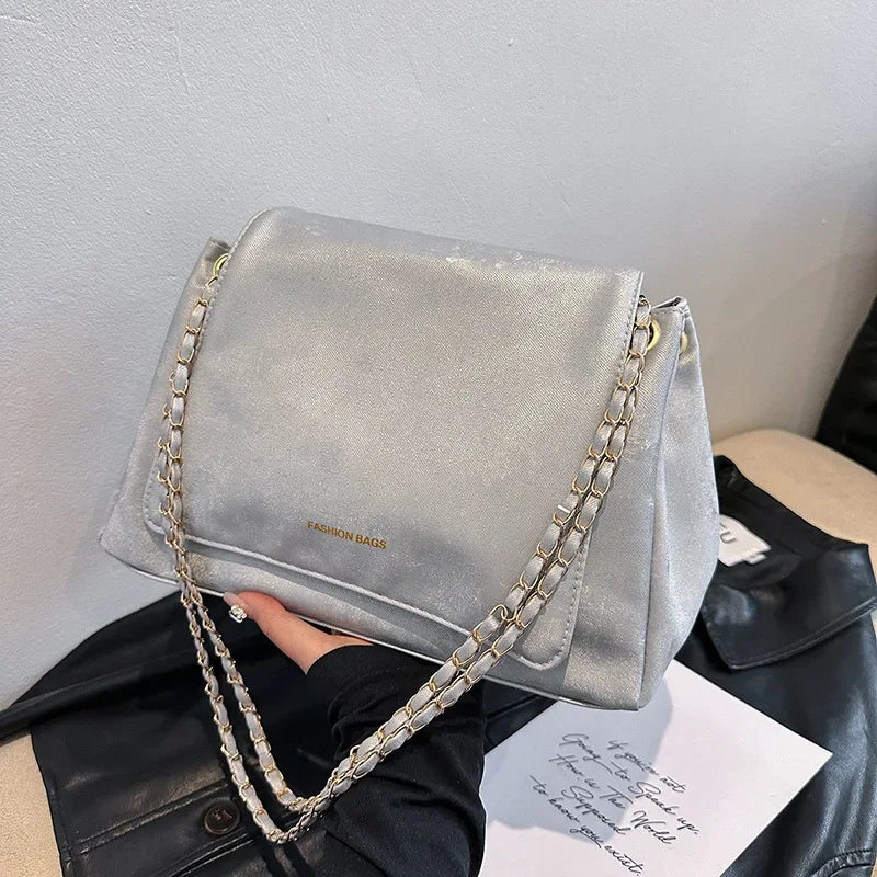 2024 New Fashion Retro Chain Shoulder Bag Women's Bag Large Capacity Designer Bags Luxury Handbags