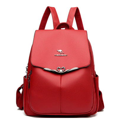 2024 New Fashion Retro Women's Backpack Luxury Brand Female Designer Single Shoulder Bag Trendy Girl Large Capacity Bookpack Sac