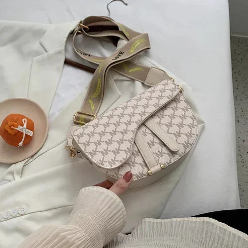2024 New Fashion Shoulder Luxury Saddle Bag Crossbody Messenger Bags Famous Designer Women Handbags and Purses