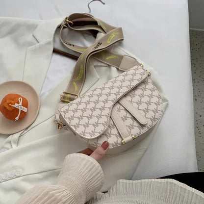 2024 New Fashion Shoulder Luxury Saddle Bag Crossbody Messenger Bags Famous Designer Women Handbags and Purses