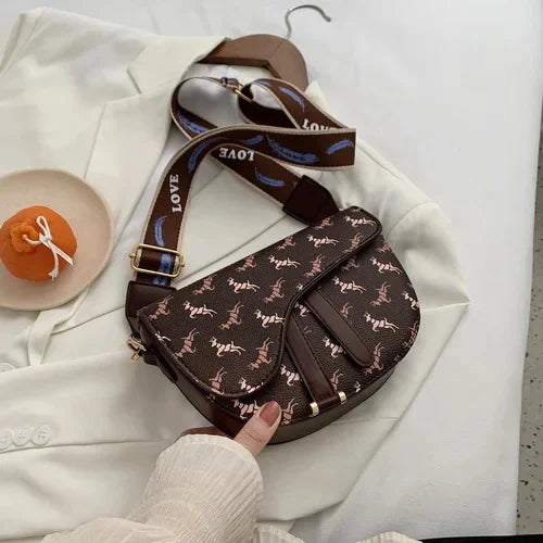 2024 New Fashion Shoulder Luxury Saddle Bag Crossbody Messenger Bags Famous Designer Women Handbags and Purses