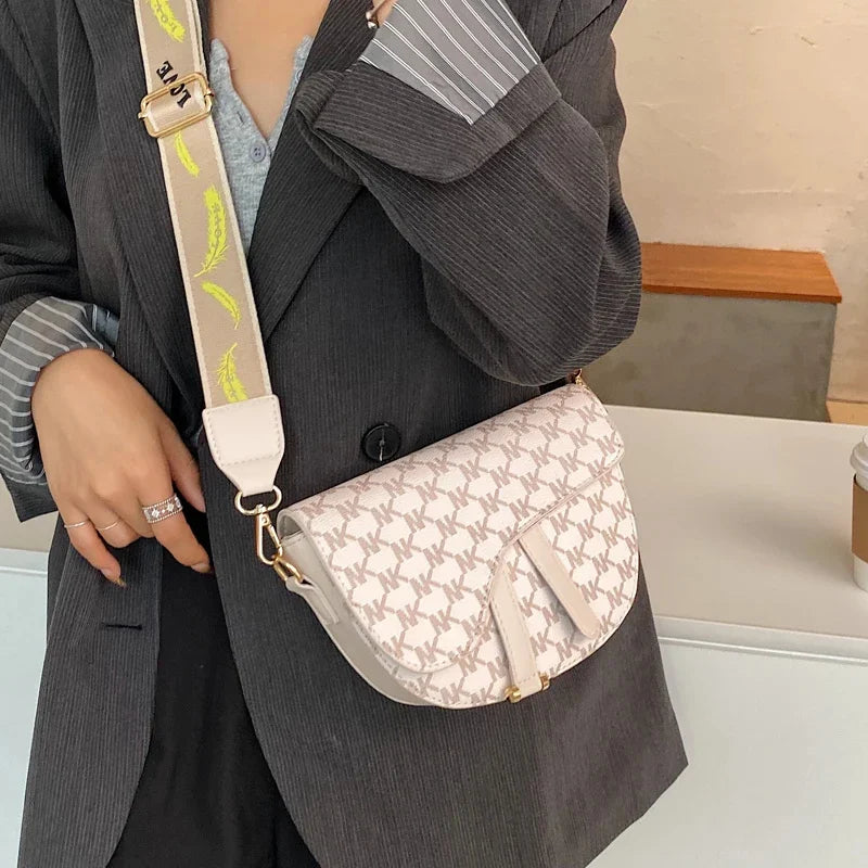 2024 New Fashion Shoulder Luxury Saddle Bag Crossbody Messenger Bags Famous Designer Women Handbags and Purses