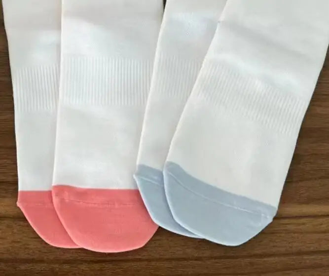 2024 New Fashion Socks Cotton Rainbow Stripes Classic Casual Korean Socks