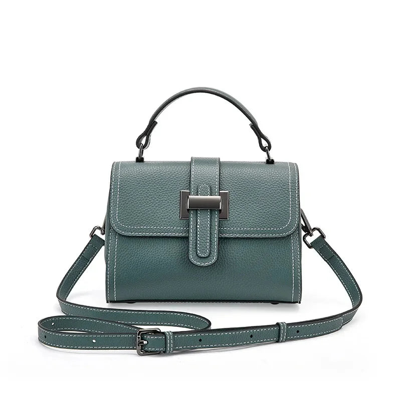 2024 New Fashion Tide Mom Summer Crossbody Leather Female Bag Everything One Shoulder Portable Small Square