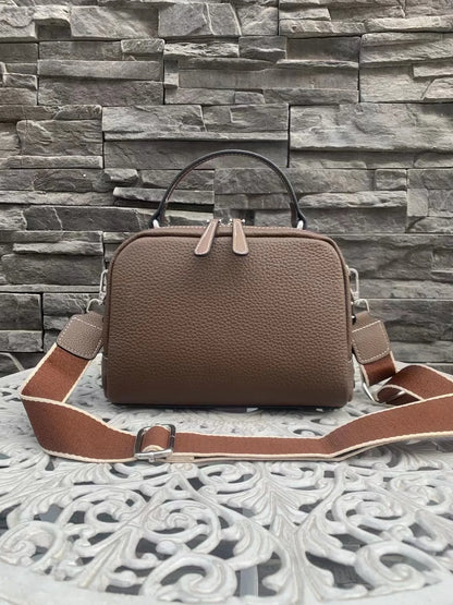 2024 New Fashion Wide Shoulder Strap Crossbody Bag Versatile Casual Commuter Large Capacity Handbags Purses Vintage Bolsas
