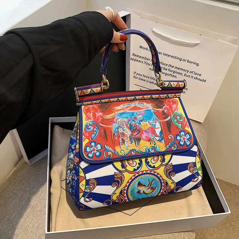 2024 New Fashion Women's Designer Luxury Handbag High Quality Trend Ladies Shoulder Personality Versatile Crossbody Bag