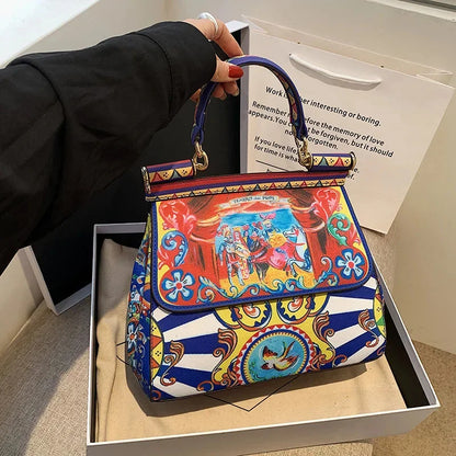 2024 New Fashion Women's Designer Luxury Handbag High Quality Trend Ladies Shoulder Personality Versatile Crossbody Bag