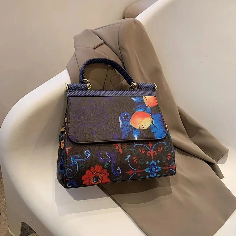 2024 New Fashion Women's Designer Luxury Handbag High Quality Trend Ladies Shoulder Personality Versatile Crossbody Bag