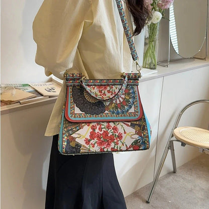 2024 New Fashion Women's Designer Luxury Handbag High Quality Trend Ladies Shoulder Personality Versatile Crossbody Bag