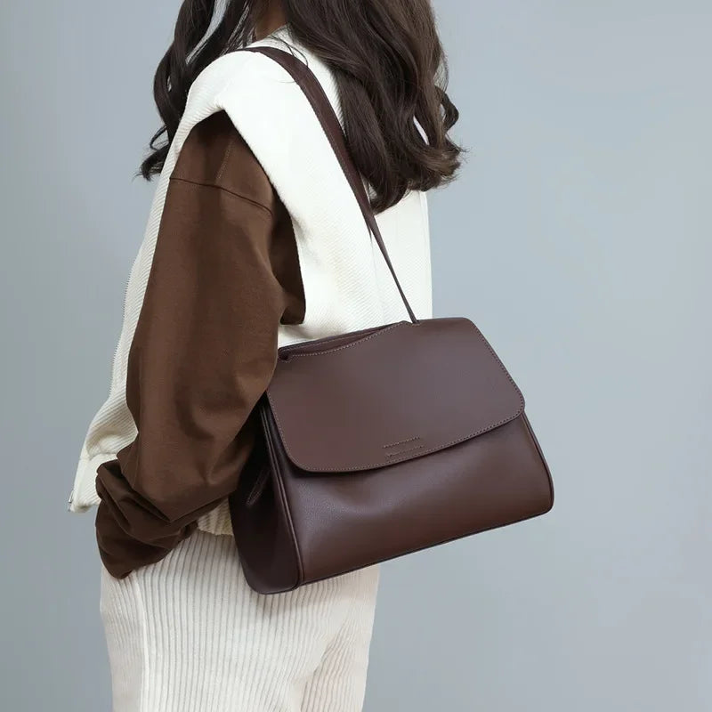 2024 New Fashionable Shoulder Crossbody Bag Large Capacity Versatile Tote Bag Genuine Leather Women's Bag Designer Bags Luxury