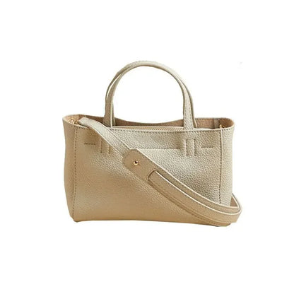 2024 New French Mini Tote Bag First Layer Cowhide Fashion Handbag Genuine Leather Shoulder Bag Designer Bags Luxury