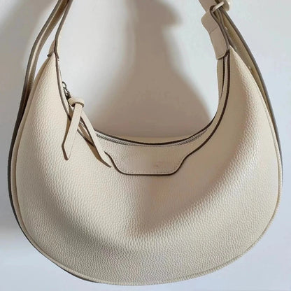 2024 New Genuine Leather Single Shoulder Underarm Bags for Women Fashion All-match Handbags Simple Commuter Bolsos Mujer Moda