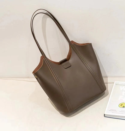 2024 New Genuine Leather Underarm Shoulder Bags Women Fashion Handbags Tote Commuter Large Capacity Purses Luxury Bolsos Mujer