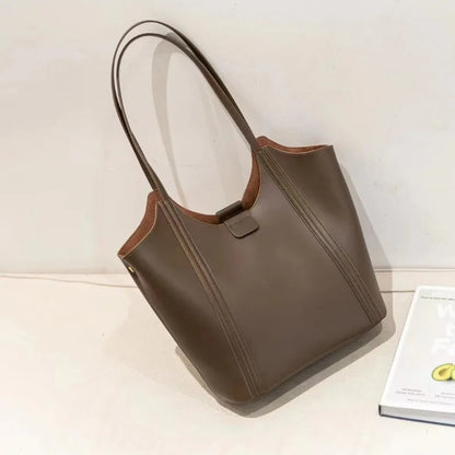 2024 New Genuine Leather Underarm Shoulder Bags Women Fashion Handbags Tote Commuter Large Capacity Purses Luxury Bolsos Mujer