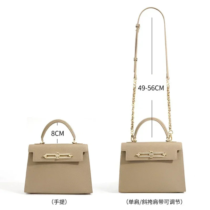 2024 New Handbags for Women Luxury Designer Fashion Palm Pattern Female Shoulder Bags Cover Flap Small Crossbody Bolsas Lock