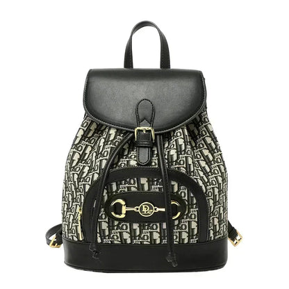 2024 New High Quality Light Luxury Printed With A Trendy Niche Design, Simple And High-end Backpack For Women