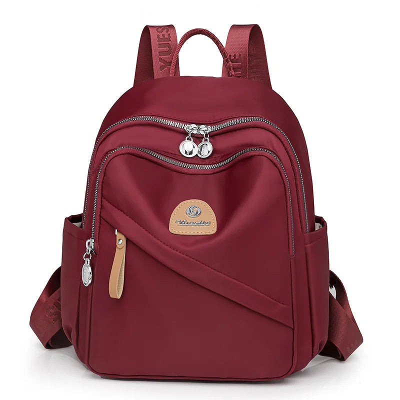 2024 New High Quality Waterproof Nylon Cloth Women Backpack Small School Bags for Teenage Girls  School Bagpack Travel Backpack