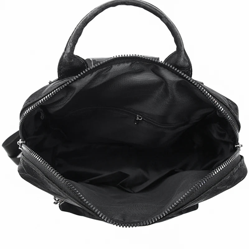 2024 New Hot Brand Women’s Backpack Designer High Quality Soft Leather Simple Fashion Backpack Large Capacity Mochilas Sac A Dos