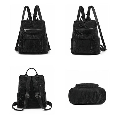 2024 New Hot Brand Women’s Backpack Designer High Quality Soft Leather Simple Fashion Backpack Large Capacity Mochilas Sac A Dos