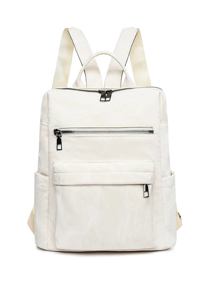 2024 New Hot Brand Women’s Backpack Designer High Quality Soft Leather Simple Fashion Backpack Large Capacity Mochilas Sac A Dos