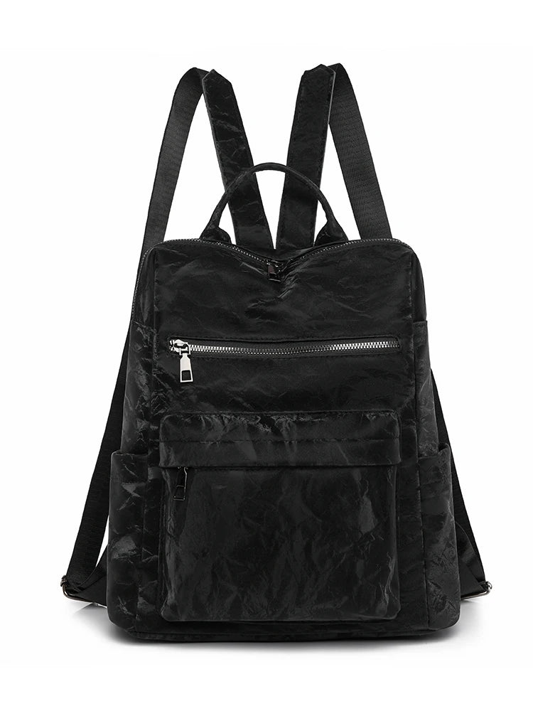 2024 New Hot Brand Women’s Backpack Designer High Quality Soft Leather Simple Fashion Backpack Large Capacity Mochilas Sac A Dos