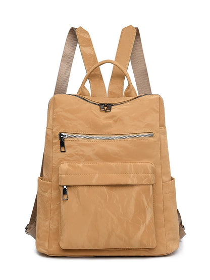 2024 New Hot Brand Women’s Backpack Designer High Quality Soft Leather Simple Fashion Backpack Large Capacity Mochilas Sac A Dos