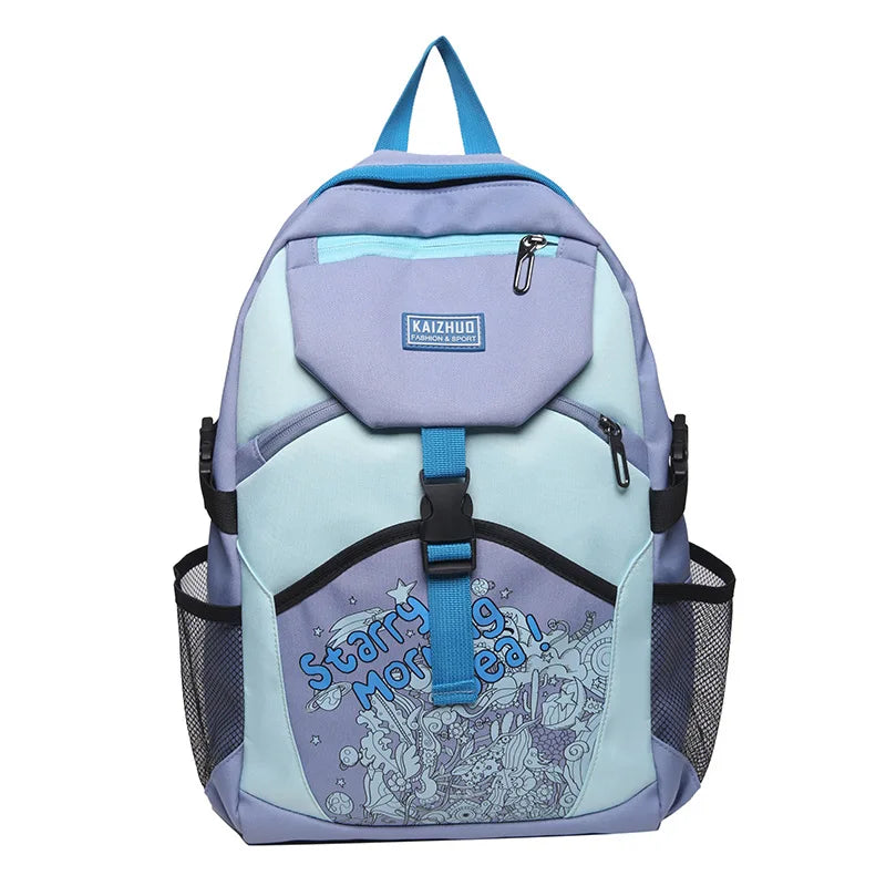 2024 New Junior and Senior High School Student Schoolbags Academy Style Large Capacity Outdoor Waterproof  Travel Backpack