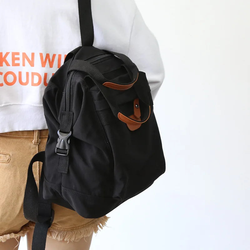 2024 New Korean Fashion Backpack Female College Students Travel Bag Multi functional Handheld Single Shoulder Backpack for Women