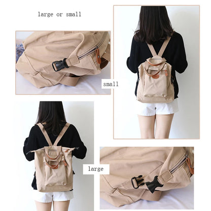 2024 New Korean Fashion Backpack Female College Students Travel Bag Multi functional Handheld Single Shoulder Backpack for Women