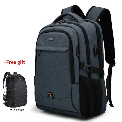 2024 New Laptop Backpack For Men 17.3''Large Capacity Backpack USB Port Bag Business Backpack Oxford Waterproof Travel Bag