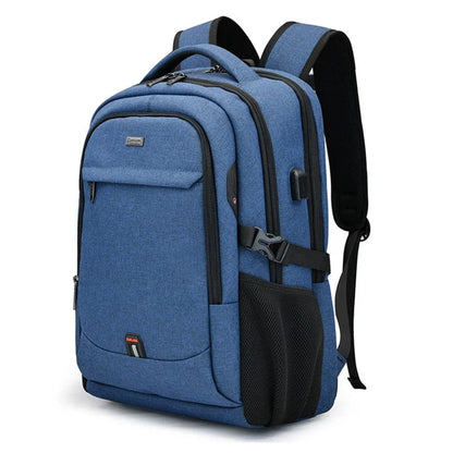 2024 New Laptop Backpack For Men 17.3''Large Capacity Backpack USB Port Bag Business Backpack Oxford Waterproof Travel Bag