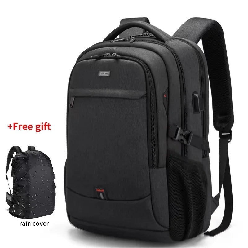 2024 New Laptop Backpack For Men 17.3''Large Capacity Backpack USB Port Bag Business Backpack Oxford Waterproof Travel Bag