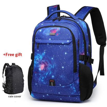 2024 New Laptop Backpack For Men 17.3''Large Capacity Backpack USB Port Bag Business Backpack Oxford Waterproof Travel Bag