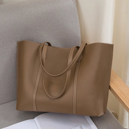 2024 New Large Capacity All-match Tote Bags Autumn Winter Commuter Shoulder Handbags Korean Elegant Lady Casual Bolsos Mujer