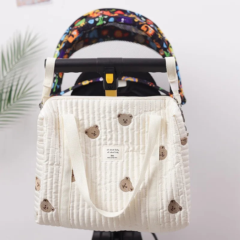 2024 New Large Capacity Tote Bag Multifunctional Lightweight Embroidery Handbag for Women