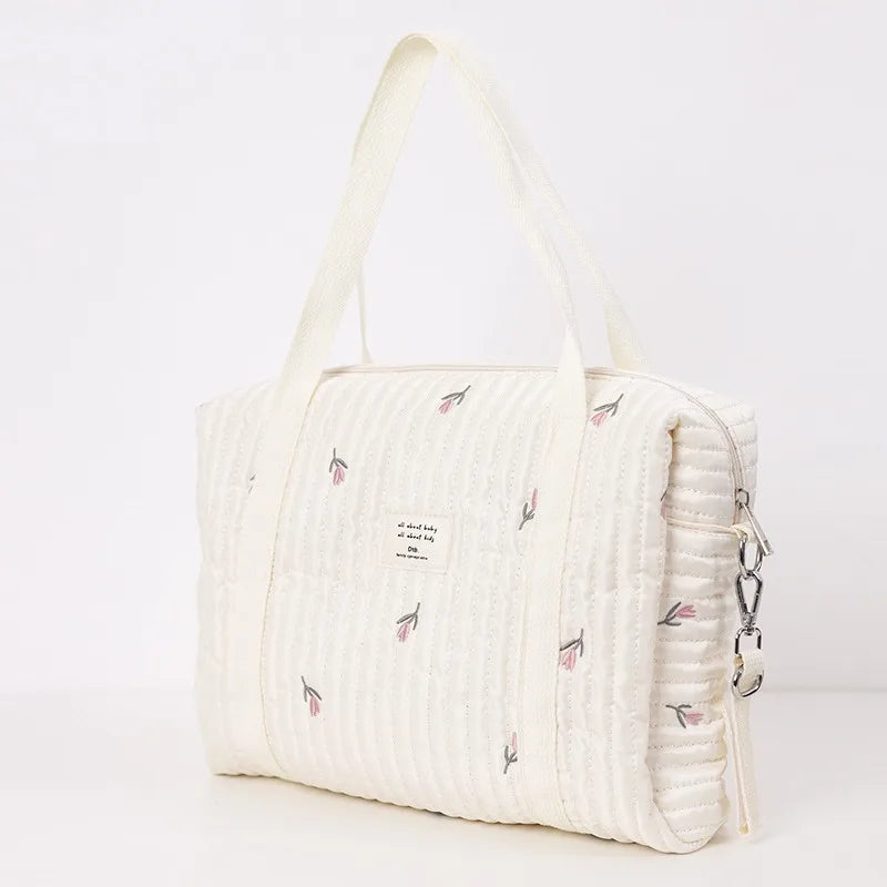 2024 New Large Capacity Tote Bag Multifunctional Lightweight Embroidery Handbag for Women