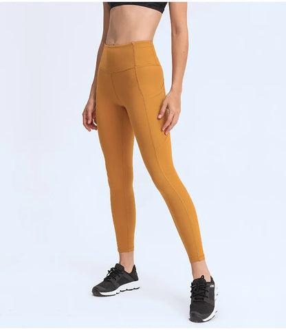 2024 New Legging Naked-Feel Athletic Fitness Pants Women Stretchy High Waist  Tights