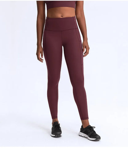 2024 New Legging Naked-Feel Athletic Fitness Pants Women Stretchy High Waist  Tights