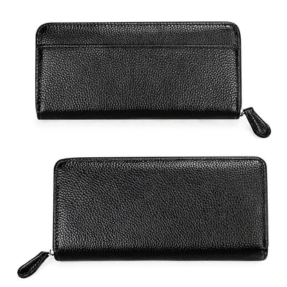 2024 New Long Men's And Women's Organ Card Holder Leather Casual Multi-Pocket Coin Purse RFID Wallet Clutch