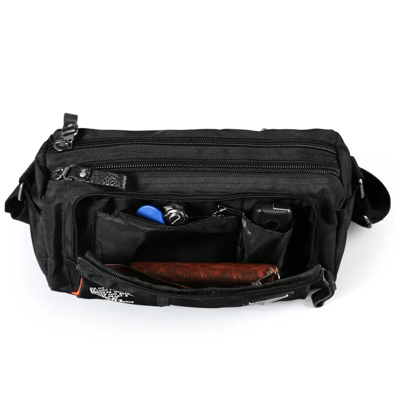 2024 New Man Shoulder Waterproof Crossbody Bag Boys Versatile Oxford Cloth Casual Travel Messenger Bag