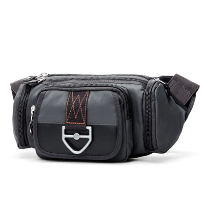 2024 New Men Waist Pouch Sport Mobile Phone Pouch Bags Running Belt Oxford Cloth Casual Travel Waist Pack